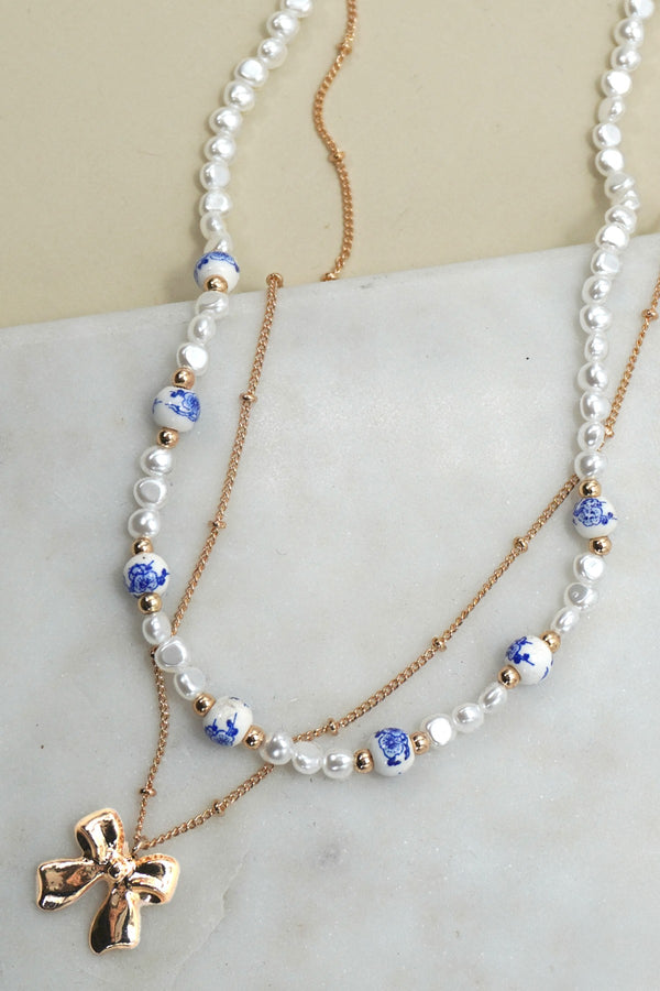 Bow Multi-layer Necklace