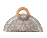 Natural Jute Clutch Handbag