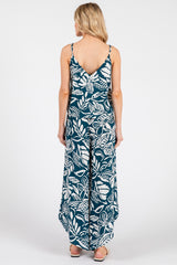 Woven Front Split Thigh Pants