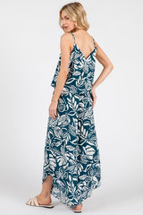 Woven Front Split Thigh Pants