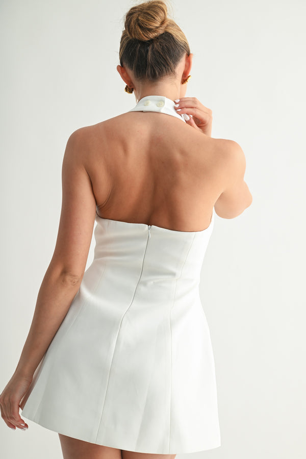 Isabella Halter Mini Dress