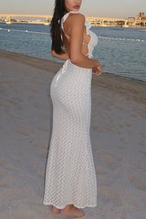 Thea Sheer Lace Cover-Up Dress