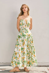 Amari Lemon Midi Dress