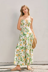 Amari Lemon Midi Dress