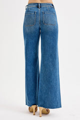 High Rise Wide Jeans
