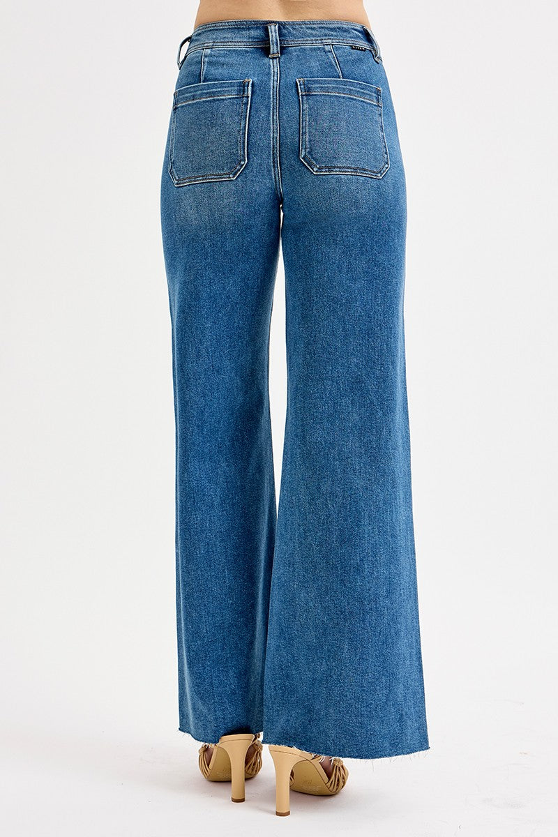 High Rise Wide Jeans