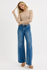 High Rise Wide Jeans
