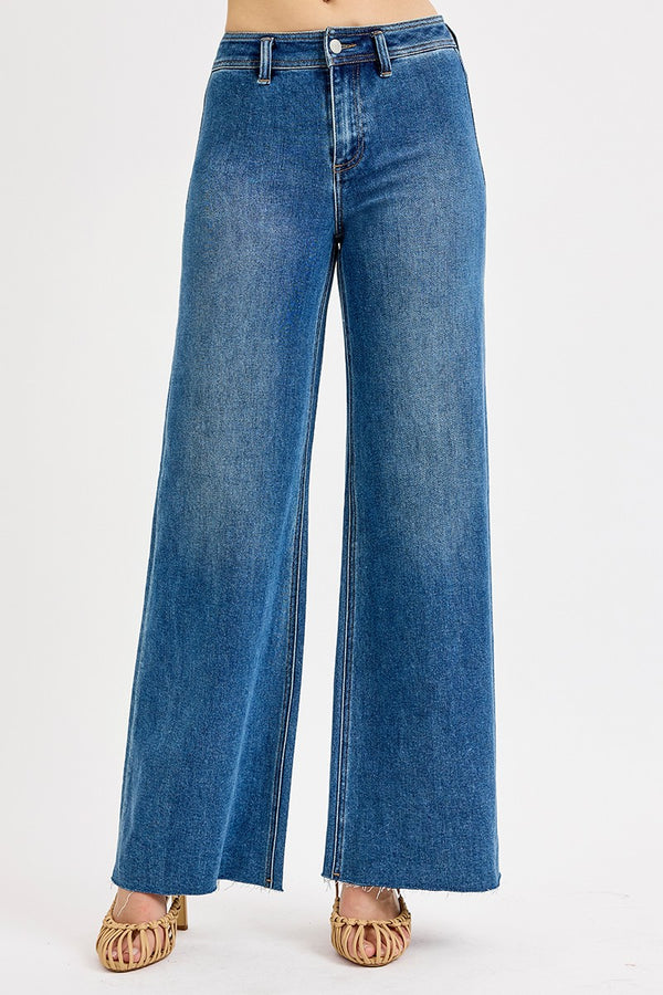 High Rise Wide Jeans