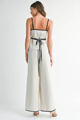 Square Neck Top and Pant Set