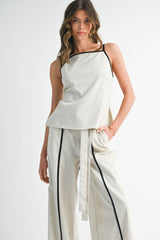Square Neck Top and Pant Set