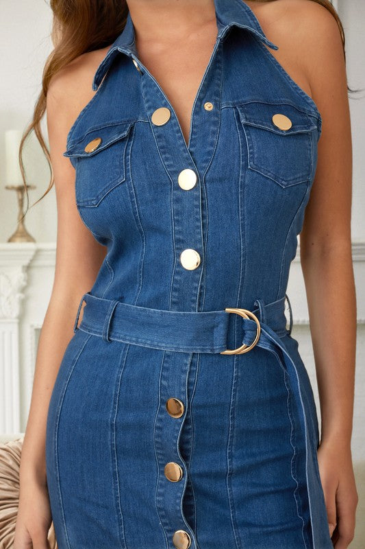Ella Denim Dress