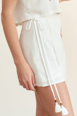 Blossom Linen Skort Set