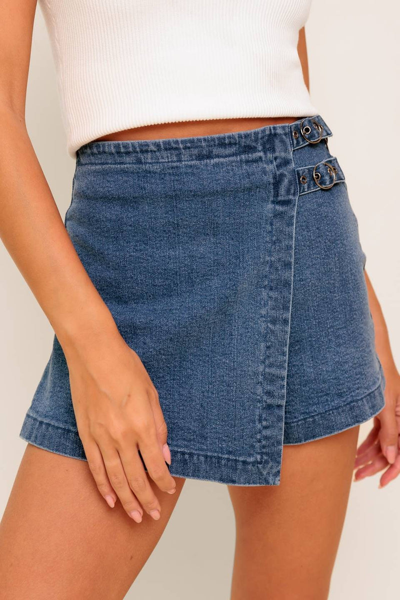Lettie Denim Skort