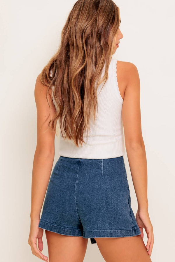 Lettie Denim Skort