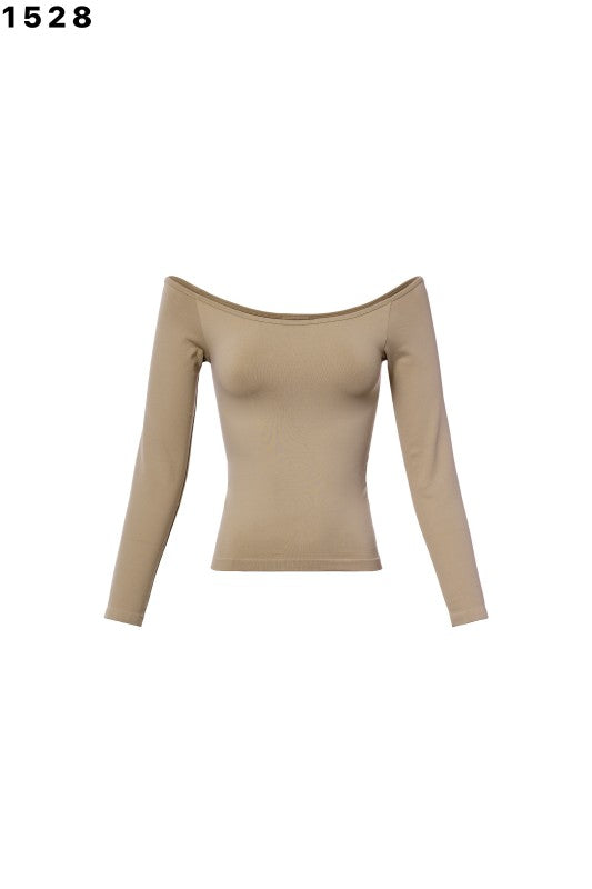 Off The Shoulder Long Sleeve