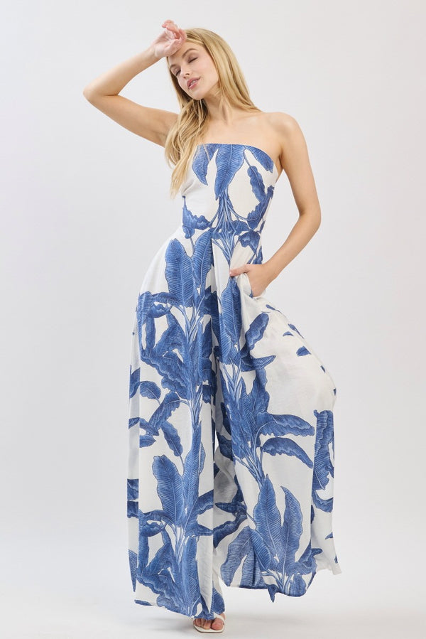 Palm Tube Jumpsuit