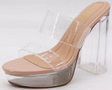 Ivy Clear Platform Heel