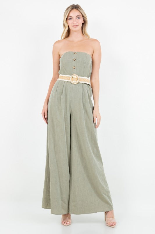 Nora Belted Jumpsuit