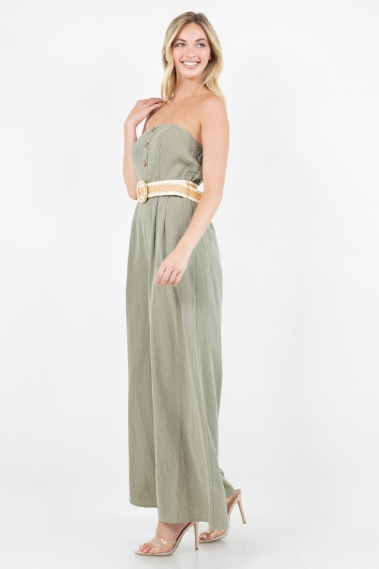 Nora Belted Jumpsuit