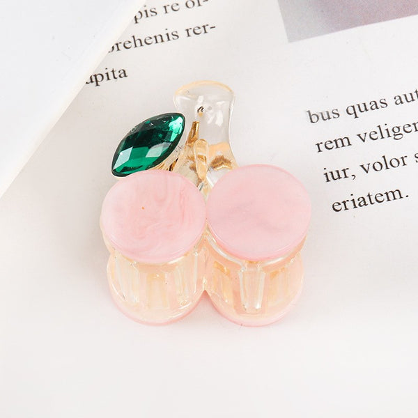 Cherry Hair Claw Clips