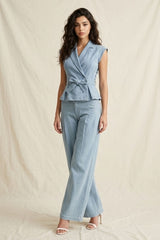 Roxane Denim Pant Set