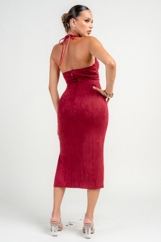 Sienna Halter Midi Dress