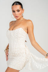 Kenzie Corset Lace Mini Dress