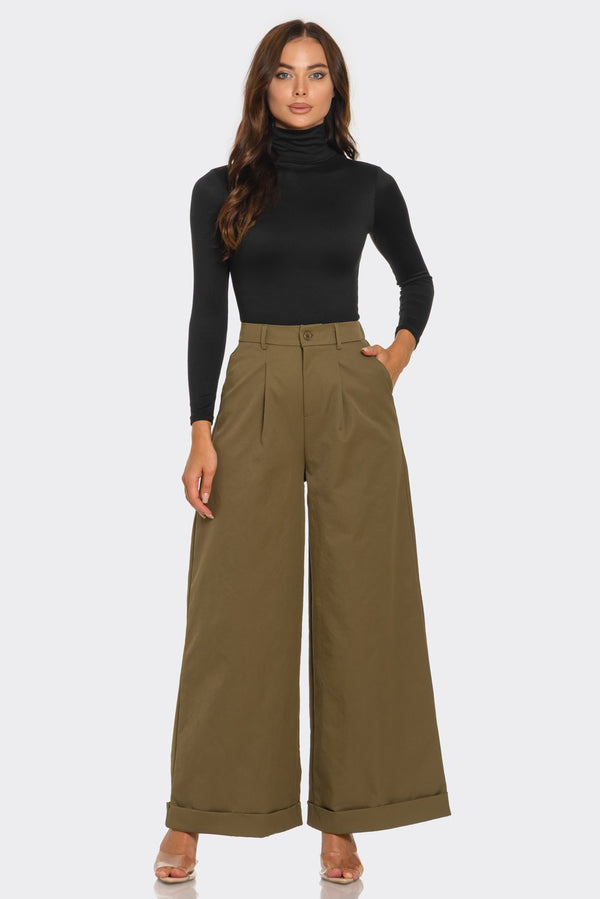 Back Elastic Band Pants