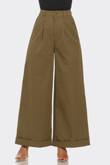 Back Elastic Band Pants