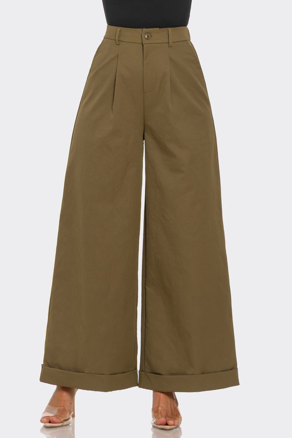 Back Elastic Band Pants