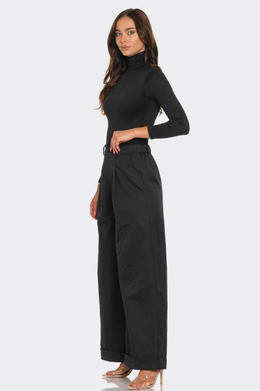 Back Elastic Band Pants
