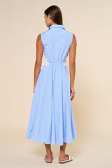 Flor Embroidered Detail Maxi Dress