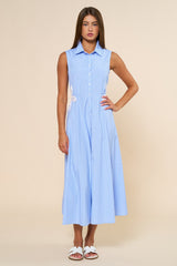 Flor Embroidered Detail Maxi Dress