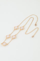 Crystal Clover Necklace