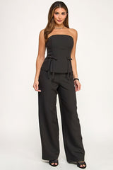 Sara Bow Detail Pants Set