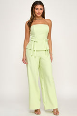 Sara Bow Detail Pants Set