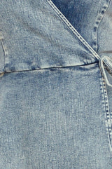 Laila Denim Skort Romper