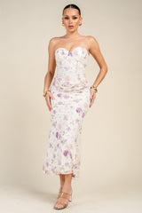 Dafne Corset Midi Dress