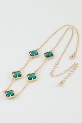Crystal Clover Necklace