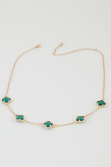 Crystal Clover Necklace