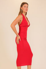 Kyra Halter Midi Dress