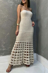 Thalia Crochet Maxi Dress