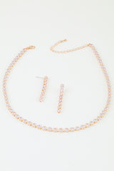 Hazel Cubic Zirconia Necklace Set