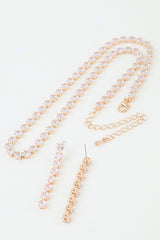 Hazel Cubic Zirconia Necklace Set
