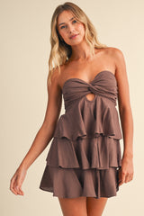 Cynthia Strapless Romper