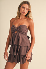 Cynthia Strapless Romper