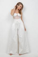 Lace Top Jumpsuit