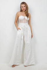 Lace Top Jumpsuit