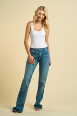 Scoop Neckline Tank Bodysuit