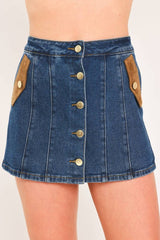 Indi Denim Skort